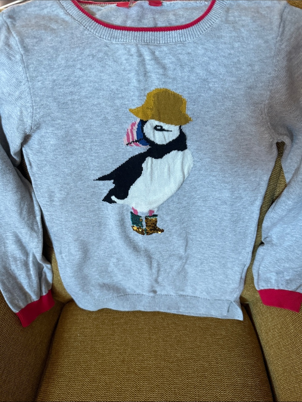 Joules Puffin sweater